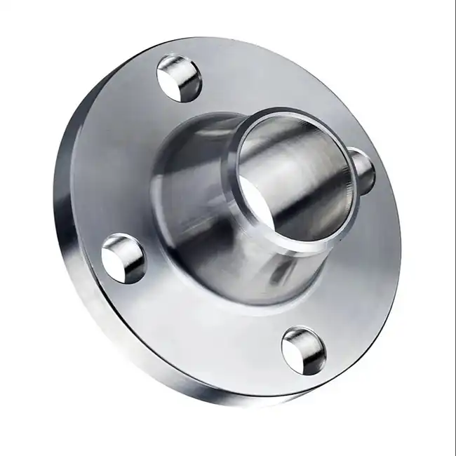 How does a custom titanium flange manufacturer support material selection?